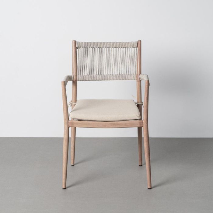 Silla Acero-Rattán Pe Exterior 55 X 55 X 85 cm