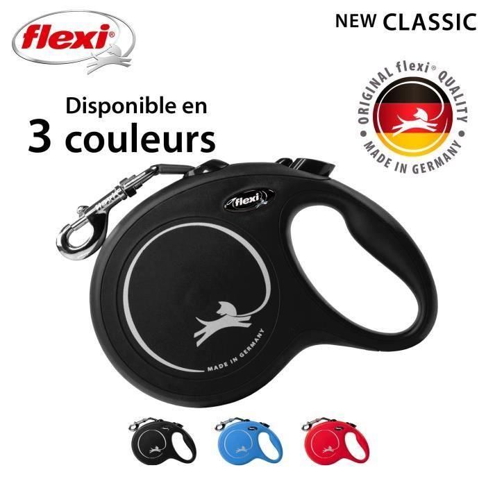 Correa Flexi New Classic L Cinta 8M Negro 3 Correa Flexi New Classic L Cinta 8M Negro 3