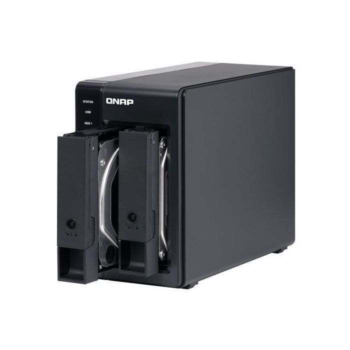 Qnap TR-002 DAS Caja de Expansión RAID USB Tipo C de 2 Bahías 3.5"/2.5" Formato Torre 5