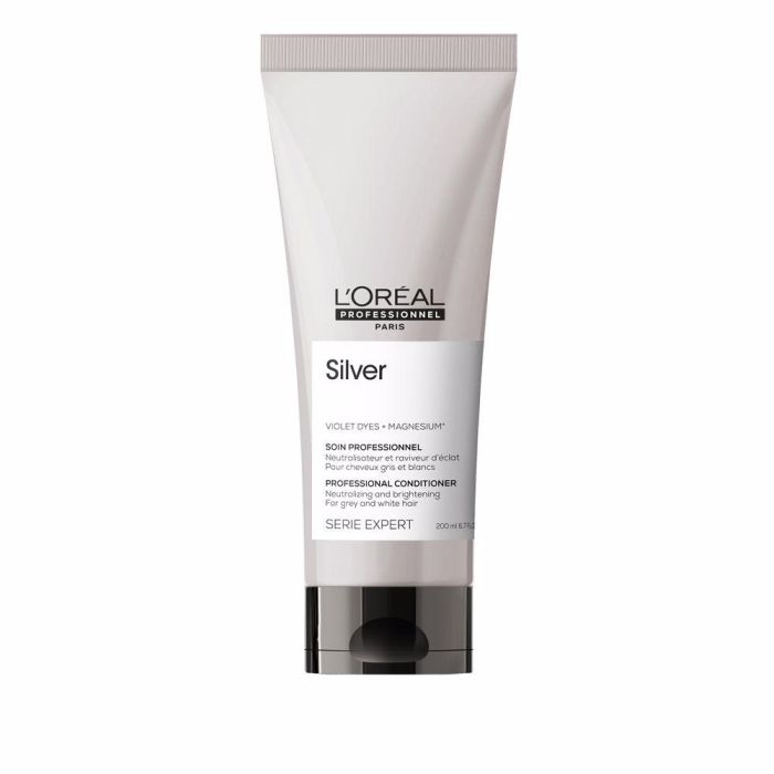 L'Oreal Acondicionador Silver 200ml para Tono Frío en Pelo Blanco o Gris 0 L'Oreal Acondicionador Silver 200ml para Tono Frío en Pelo Blanco o Gris 0