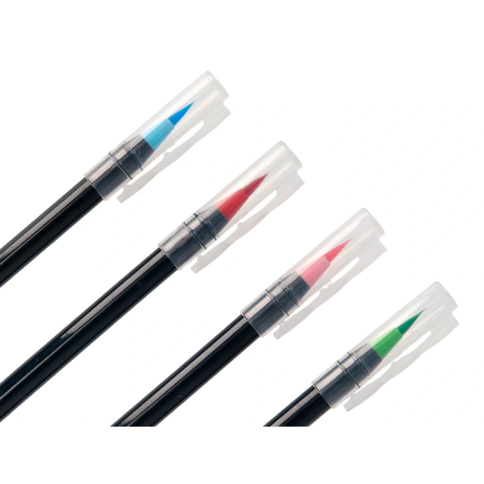 Liderpapel Rotulador Punta Pincel Extra Suave Bolsa 12 Unidades Colores Surtidos 5