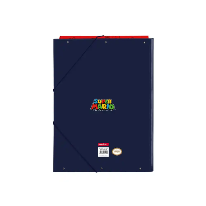 Safta Carpeta Folio 3 Solapas Super Mario "Trick" 26x33,5x2,5cm 1