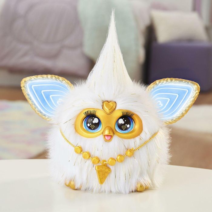 Hasbro Furby Golden Glow Peluche Interactivo Que Brilla En La Oscuridad Activado Por Voz Juguetes para Niños y Niñas a Partir de 6 Años HASG1938FA0 1
