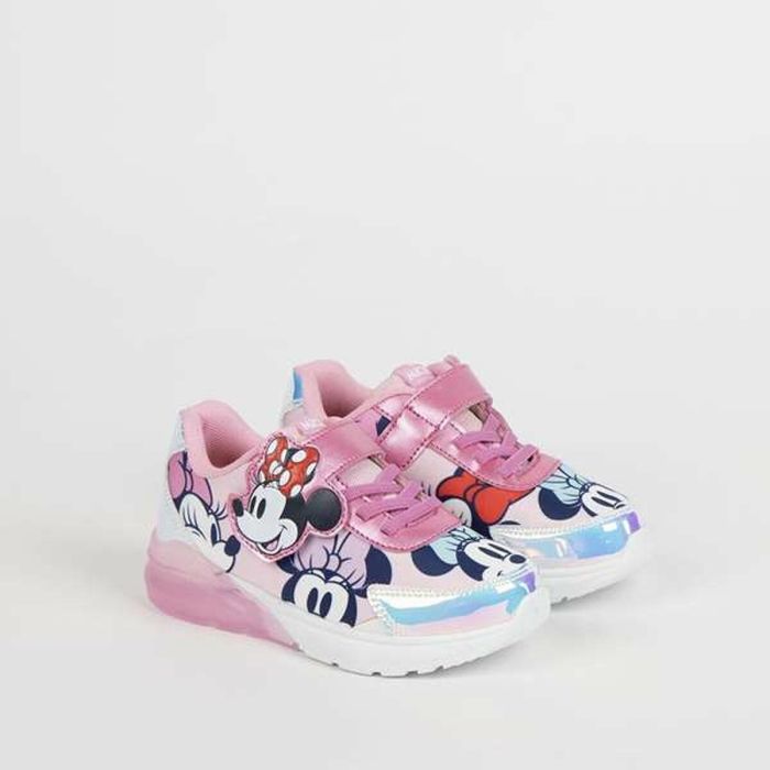 Deportiva suela tpr con luces minnie t026 7 Deportiva suela tpr con luces minnie t026 7
