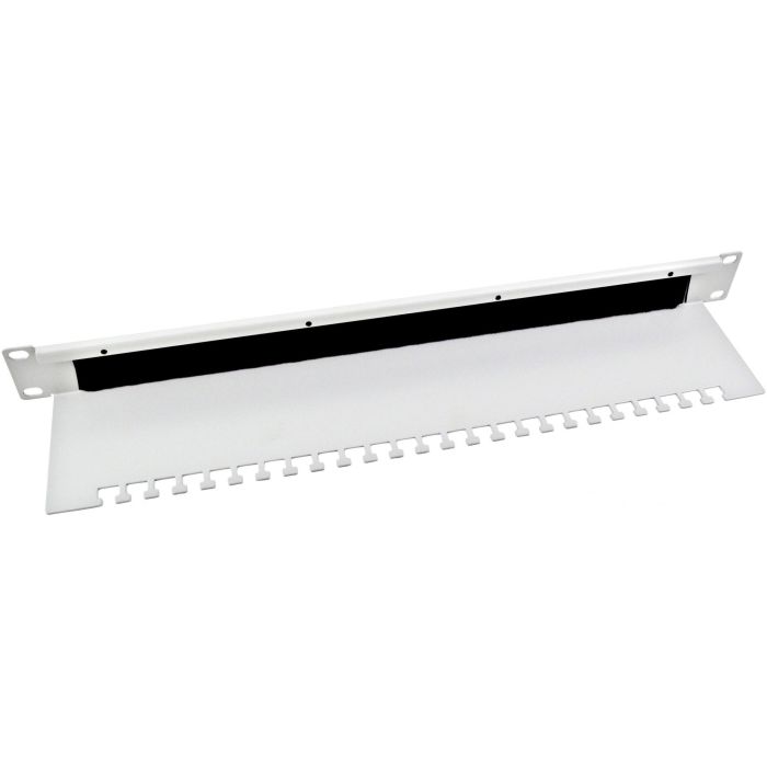 Equip 19" Kabeldurchführung 1HE mit Bürsteneinsatz grau 2 Equip 19" Kabeldurchführung 1HE mit Bürsteneinsatz grau 2