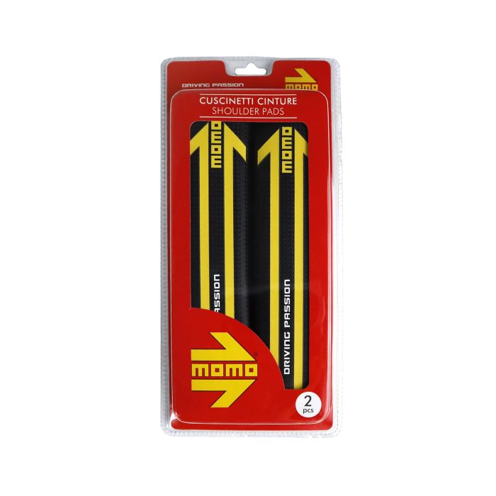 Momo Set Almohadillas Cinturón Coche Negro Mate MOMLSHPE4CB 2