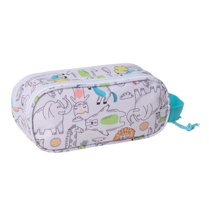 Safta Portatodo Doble 3D Lion 3D 21x8x6 cm 1 Safta Portatodo Doble 3D Lion 3D 21x8x6 cm 1