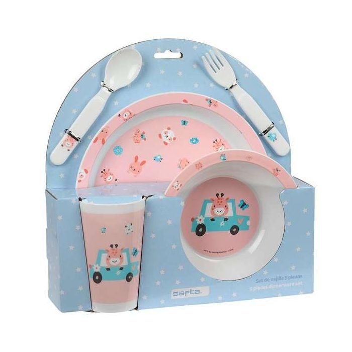 Set de vajilla infantil Safta Jirafa Poliéster 26 x 26 x 9 cm 0 Set de vajilla infantil Safta Jirafa Poliéster 26 x 26 x 9 cm 0