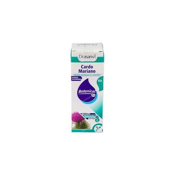 DRASANVI Extracto Glicerinado Bio Cardo Mariano 50ml para Bienestar Digestivo y Hepático