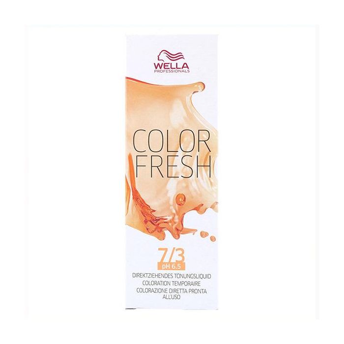 Wella Color Fresh Tinte Semipermanente 7/3 Rubo Medio Dorado 75 ml Wella Color Fresh Tinte Semipermanente 7/3 Rubo Medio Dorado 75 ml