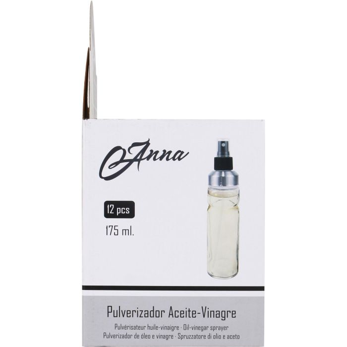 Aceitera Vinagrera Spray Anna 175 ml (12 Unidades) 4 Aceitera Vinagrera Spray Anna 175 ml (12 Unidades) 4