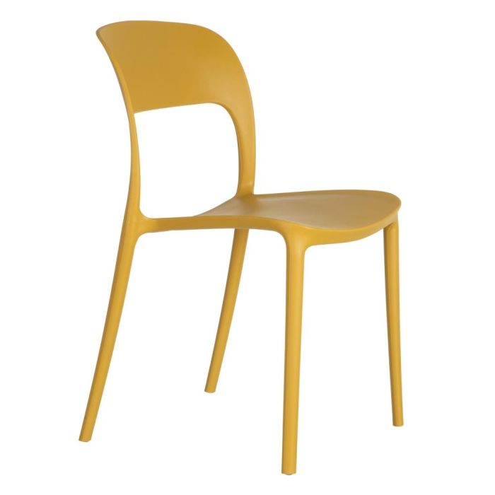Silla Apilable Amarillo Polipropileno 43 X 43 X 83,20 cm