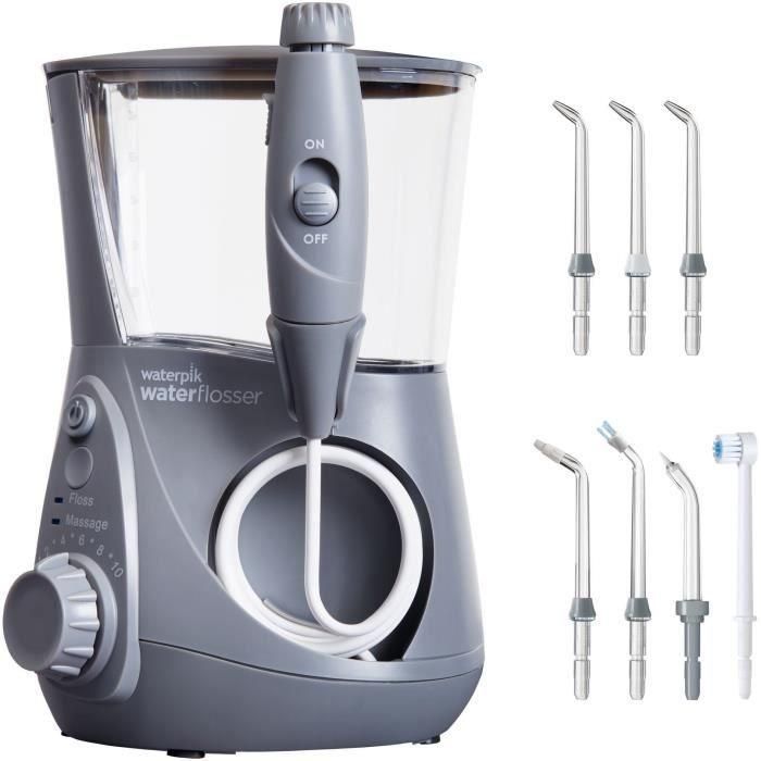Waterpik WP-667 Ultra Professional Dental Jet - Gris - 10 niveles de presión - 7 boquillas incluidas Waterpik WP-667 Ultra Professional Dental Jet - Gris - 10 niveles de presión - 7 boquillas incluidas