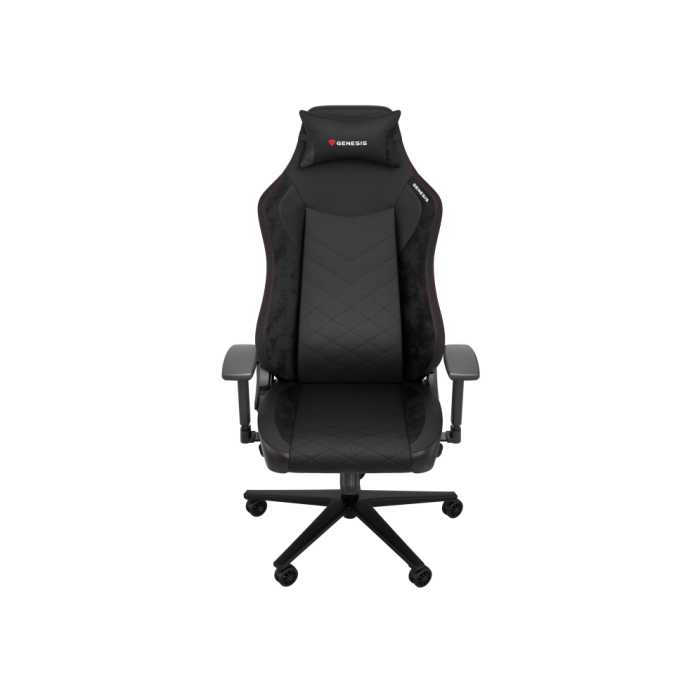 GENESIS Nitro 890 G2 Silla Gaming Ergonómica con Soporte Lumbar Ajustable, Base Metálica, Tejido y Ecopiel Negro, Peso Máx. 150 kg GENESIS Nitro 890 G2 Silla Gaming Ergonómica con Soporte Lumbar Ajustable, Base Metálica, Tejido y Ecopiel Negro, Peso Máx. 150 kg
