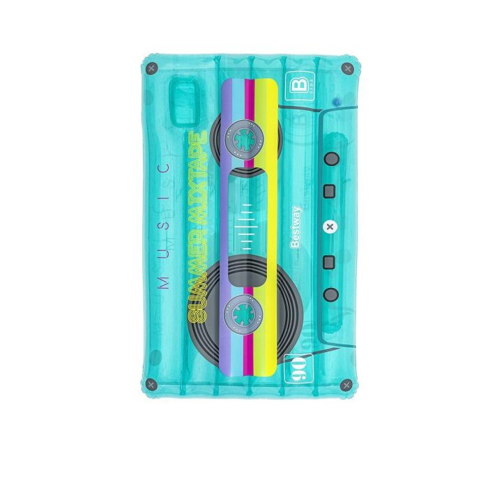 Bestway Colchoneta Hinchable Retro Cassette 174x117 cm Playa y Piscina 43649 9 Bestway Colchoneta Hinchable Retro Cassette 174x117 cm Playa y Piscina 43649 9