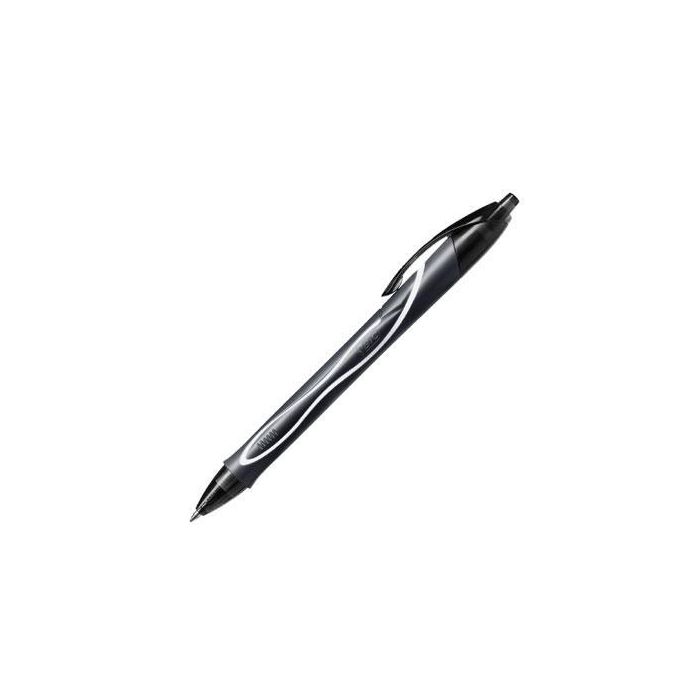 Bic Bolígrafo Tinta De Gel Retráctil Gel-Ocity Quick Dry Negro