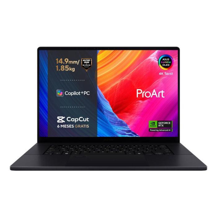 Asus ProArt P16 OLED H7606WM-SC052W Creadores, Ryzen AI 9 HX 370, RTX 5060, 32GB RAM, 1TB SSD, 16" OLED Táctil WQUXGA 1 Asus ProArt P16 OLED H7606WM-SC052W Creadores, Ryzen AI 9 HX 370, RTX 5060, 32GB RAM, 1TB SSD, 16" OLED Táctil WQUXGA 1