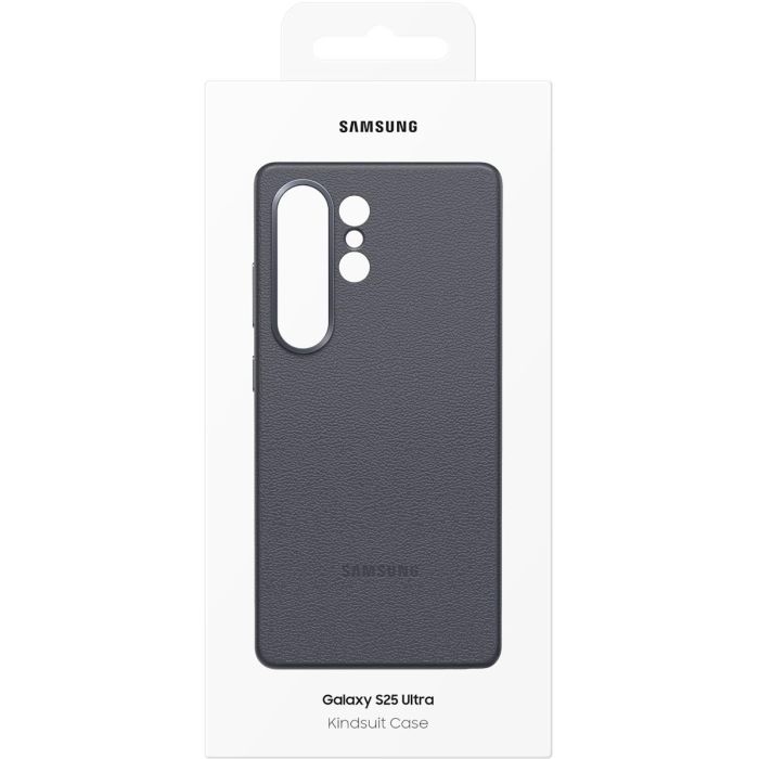 Samsung EF-VS938 Funda Kindsuit Original para Galaxy S25 Ultra, Protección Anticaída, Resistente a Rayones, Piel Sintética Negro 7