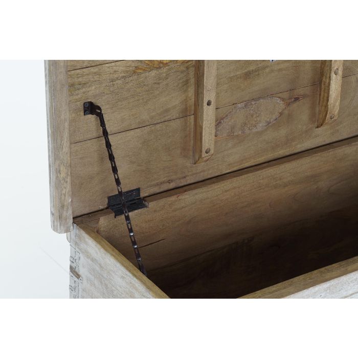 DKD Home Decor Arcon Indio Blanco Mango y Laton 40 x 45 x 88 cm 4