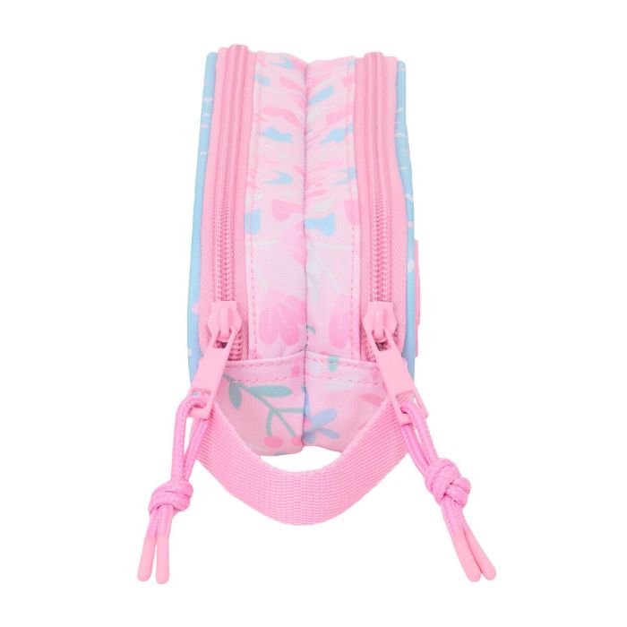 Portatodo Doble BlackFit8 Smile Rosa Azul claro 21 x 8 x 6 cm 2 Portatodo Doble BlackFit8 Smile Rosa Azul claro 21 x 8 x 6 cm 2