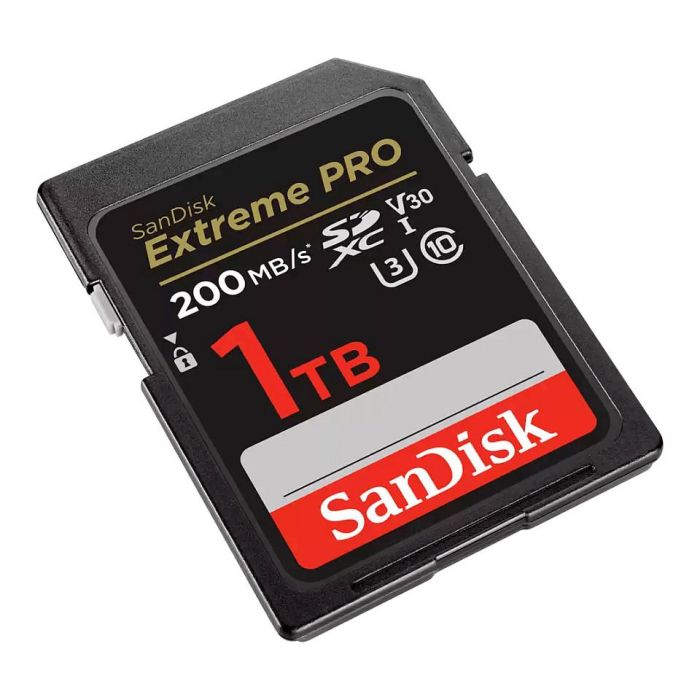 Sandisk Extreme PRO Tarjeta de Memoria SDXC de 1TB con Velocidad de Lectura de 200MB/s 1