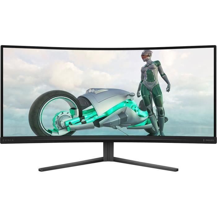Monitor de PC - PHILIPS - Evnia 34M2C3500L - 34 WQHD - Panel curvo - 180 Hz - 0,5 ms - HDR - HDMI/DP - Negro 2 Monitor de PC - PHILIPS - Evnia 34M2C3500L - 34 WQHD - Panel curvo - 180 Hz - 0,5 ms - HDR - HDMI/DP - Negro 2