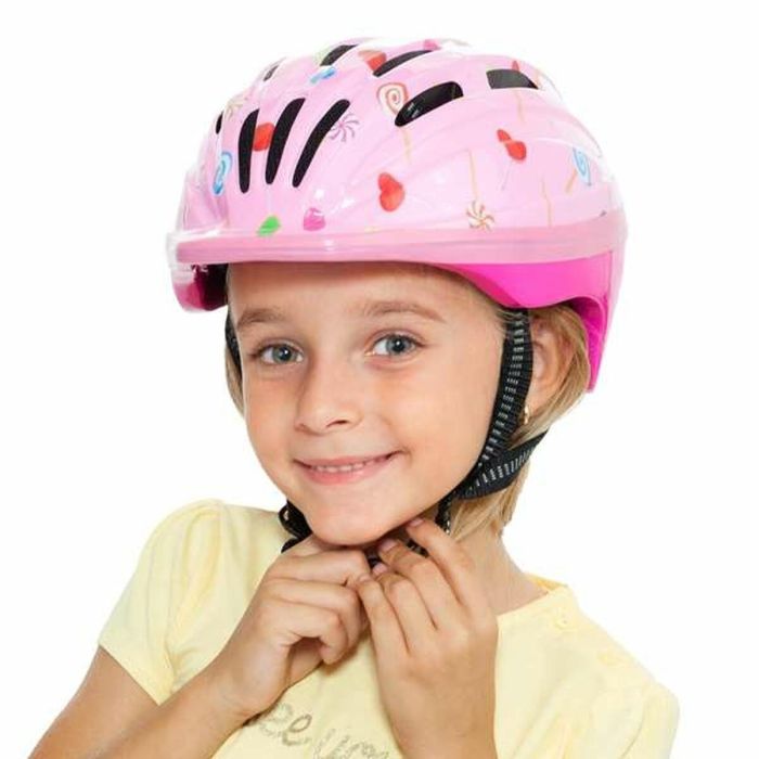 Casco mlt rosa 2/5 años talla 48-53 cm 3