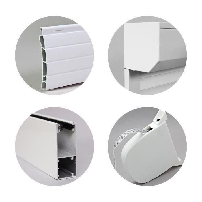 Persiana enrollable - PVC - Correa manual - L 100 x H 120 cm 2 Persiana enrollable - PVC - Correa manual - L 100 x H 120 cm 2
