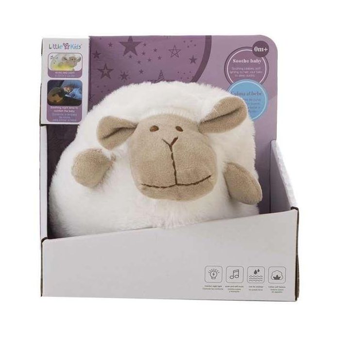 Creaciones Llopis Peluche Oveja Calmante con Luz Nocturna y Música 24 cm Creaciones Llopis Peluche Oveja Calmante con Luz Nocturna y Música 24 cm