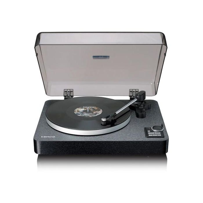 Lenco LBTA-165BK Tocadiscos de tracción por correa Automático Bluetooth 33/45 RPM Preamplificador Negro