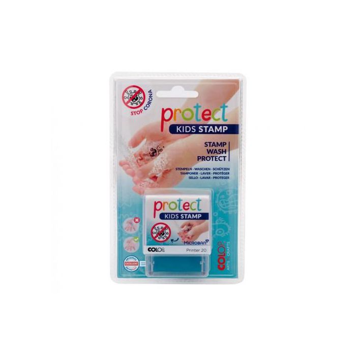 Colop Sello Protect Kids Stamp Printer 20 - Monstruo Coronavirus, 155227 0 Colop Sello Protect Kids Stamp Printer 20 - Monstruo Coronavirus, 155227 0