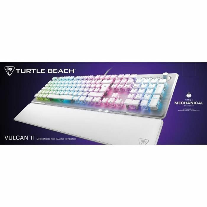Turtle Beach TBK-1002-12-FR Teclado Mecánico Vulcan II Blanco para PC 17 Turtle Beach TBK-1002-12-FR Teclado Mecánico Vulcan II Blanco para PC 17