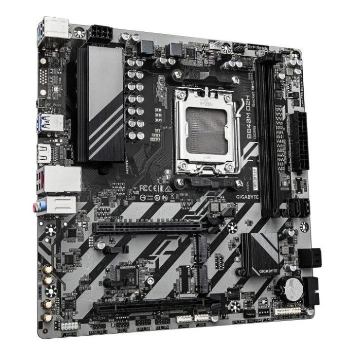 Gigabyte B840M D2H Placa Base Socket AM5 Micro ATX DDR5 PCIe 4.0 2.5GbE LAN para AMD Ryzen 9000/8000/7000 2 Gigabyte B840M D2H Placa Base Socket AM5 Micro ATX DDR5 PCIe 4.0 2.5GbE LAN para AMD Ryzen 9000/8000/7000 2