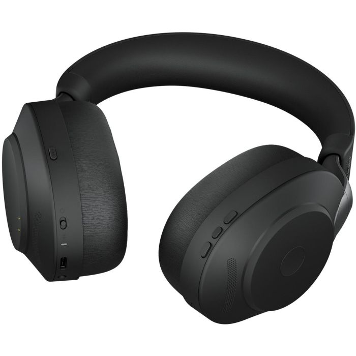 Jabra Evolve2 85 Stereo UC + Ladestation + Link 380 USB-C. Auriculares Inalámbricos y Alámbricos Oficina Negro
