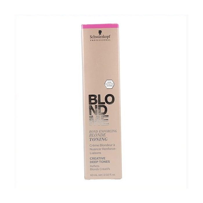 Schwarzkopf BLONDME Tinte Tonalizante Rubio Deep Chestnut 60ml, Tono Marrón Neutro, Gel-Crema, Sin Amoniaco, para Bases 5-7