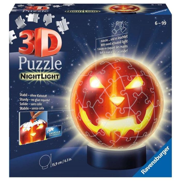 Puzzle 3D Ravensburger Calabaza Halloween Puzzle 3D Ravensburger Calabaza Halloween
