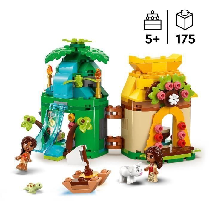 LEGO 43260 Set de Construcción Disney Vaiana: Diversión en la Isla con Vaiana y Simea Micromundo, Vaiana 2 (+5 años) 1 LEGO 43260 Set de Construcción Disney Vaiana: Diversión en la Isla con Vaiana y Simea Micromundo, Vaiana 2 (+5 años) 1