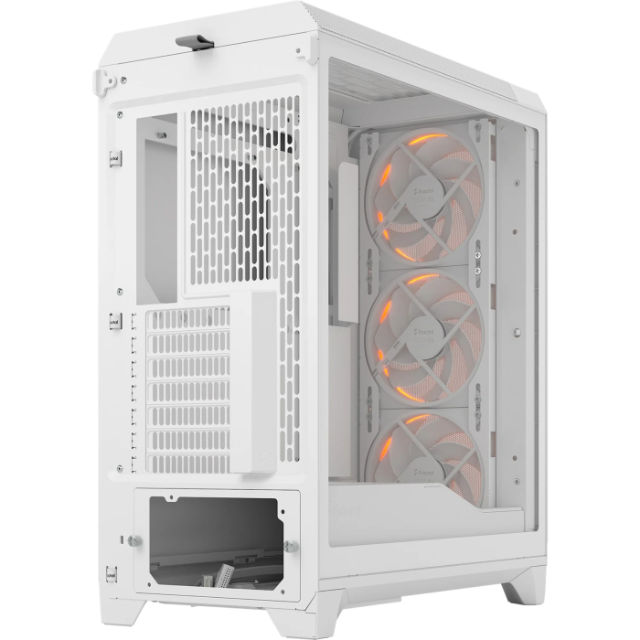 Fractal Design Caja Meshify 3 White RGB TG Clear Tint FD-C-MES3A-07 - Torre, Blanco, Ventiladores ARGB, Control RGB Web 2