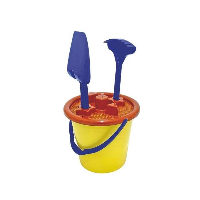 AVC Juego de Cubos de Playa con Pala, Rastrillo y Cedazo - Surtido de Colores - Modelos Surtidos AVC Juego de Cubos de Playa con Pala, Rastrillo y Cedazo - Surtido de Colores - Modelos Surtidos
