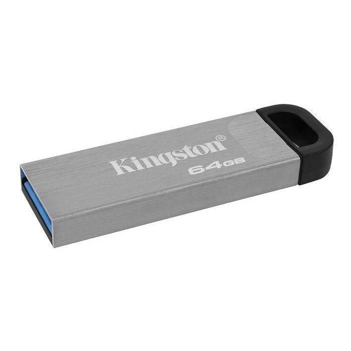 Kingston Pendrive 64GB USB3.2 Gen 1 DTKN/64GB Plata Llavero