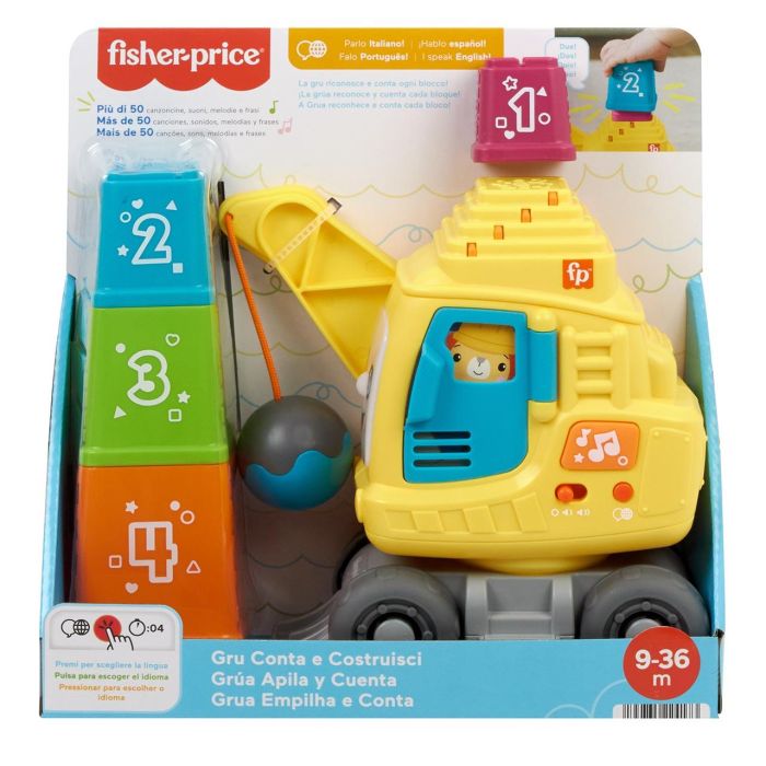 Grúa Cuenta Y Apila Hwy65 Fisher Price 1 Grúa Cuenta Y Apila Hwy65 Fisher Price 1