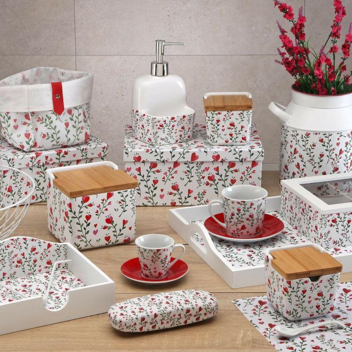 Salero con Tapa Versa Lover Cerámica 8,8 x 8,5 x 8,8 cm 1