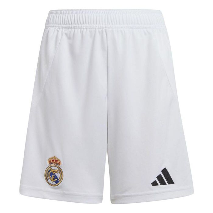 Pantalón Corto Deportivo Adidas Real Madrid 24/25 Home Short Blanco 1