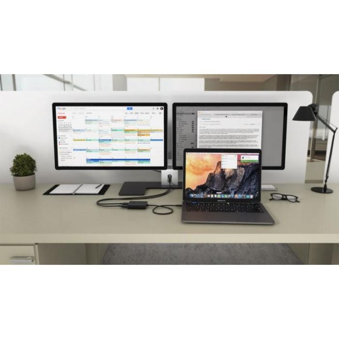 Adaptador DisplayPort a HDMI i-Tec C31DUAL4KHDMI Negro 4K Ultra HD 5