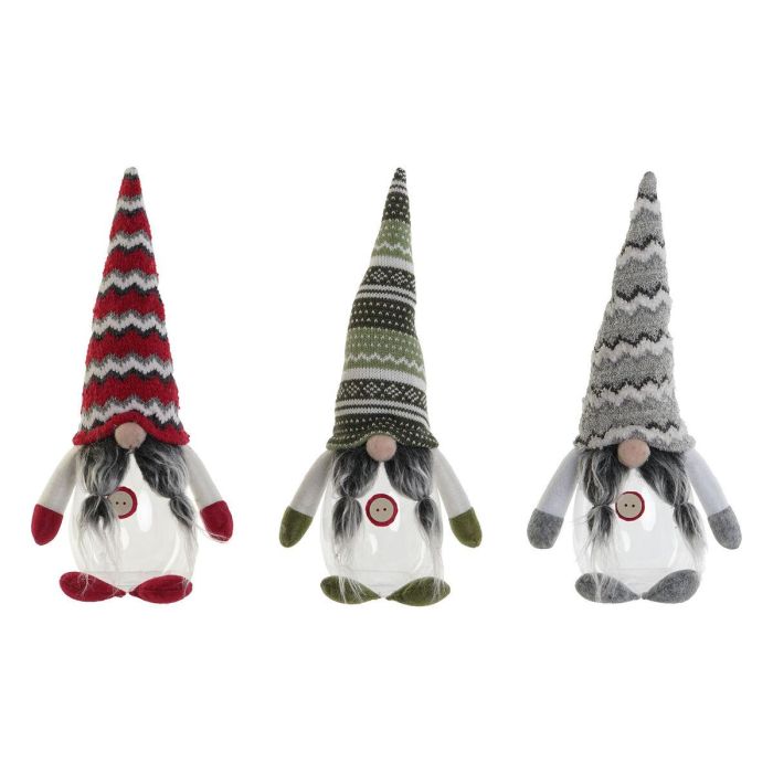 Figura DKD Home Decor Multicolor 12 x 37 x 17 cm (3 Unidades)