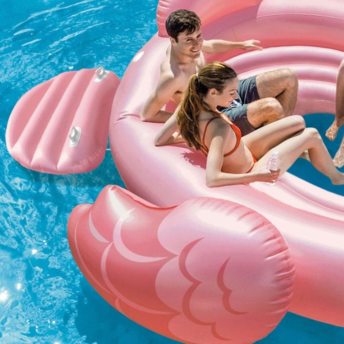 Isla Hinchable Intex Party Flamingo 315 x 358 x 163 cm 2 Isla Hinchable Intex Party Flamingo 315 x 358 x 163 cm 2