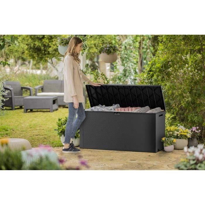 Caja de jardín - Emily 270L antracita 4