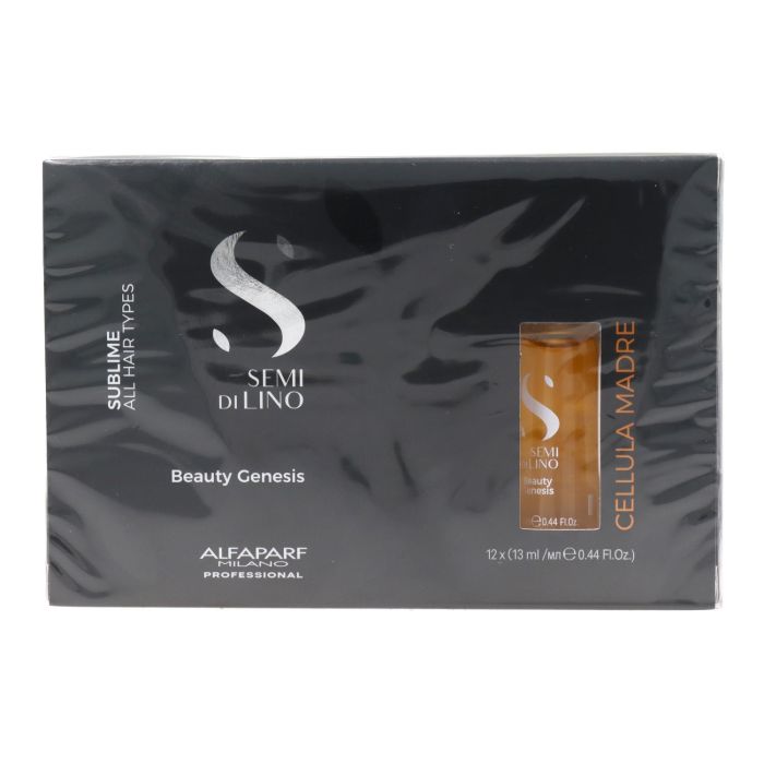 Alfaparf Semi Di Lino Sublime Cell Madre Beauty Genesis - Elixir renovador con células vegetales de Argán 12x13 ml