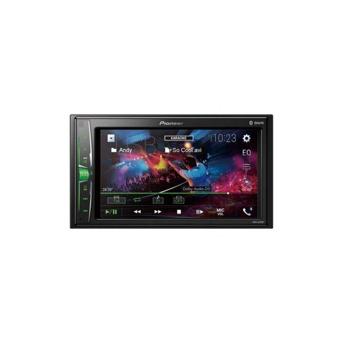 PANTALLA TÁCTIL CON RADIO PIONEER MVH-A210BT - 6.2"/15.7 - CLEAR TYPE - USB - ENTRADA AUX - SALIDA DE VÍDEO - SOPORTA CONTROL DIRECTO IPOD/IPHONE 1