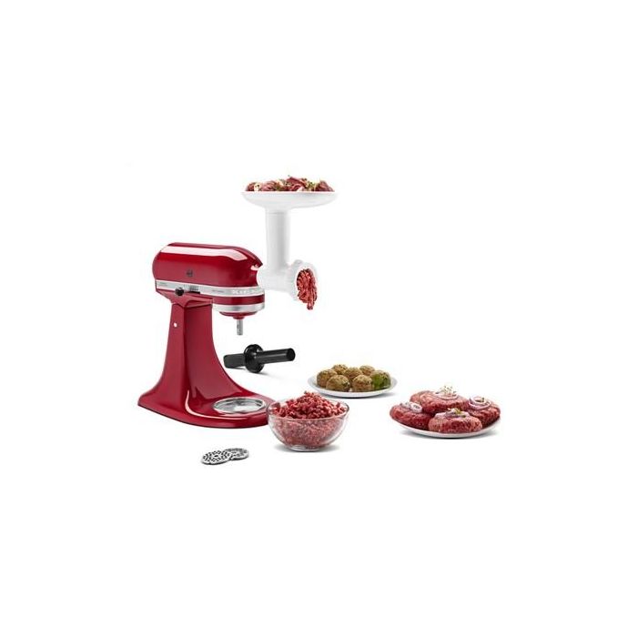 Kitchenaid 5KSMFGA Accesorio Picadora de Carne para Triturar Carne, Pescado, Verduras, Queso y Pan para Hamburguesas, Croquetas, Patés 3